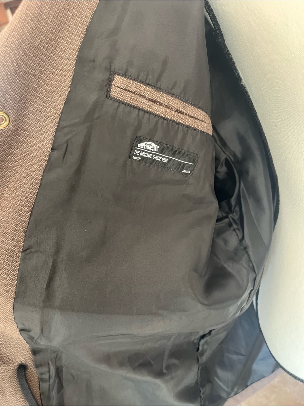 Vans Brown Hooded Military-Style Field Jacket - Picture 4 of 4